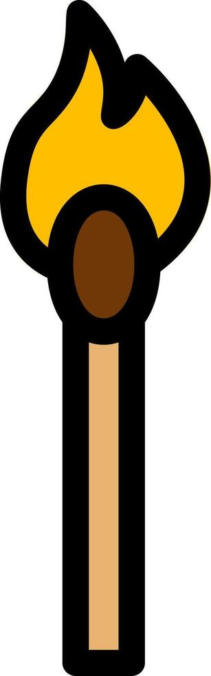 Match Line Icon vector