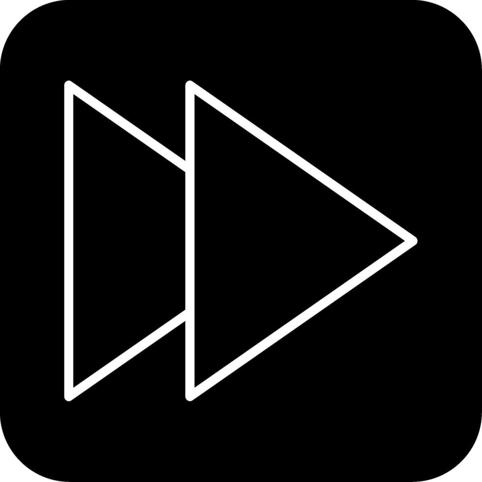 Fast Glyph Icon vector