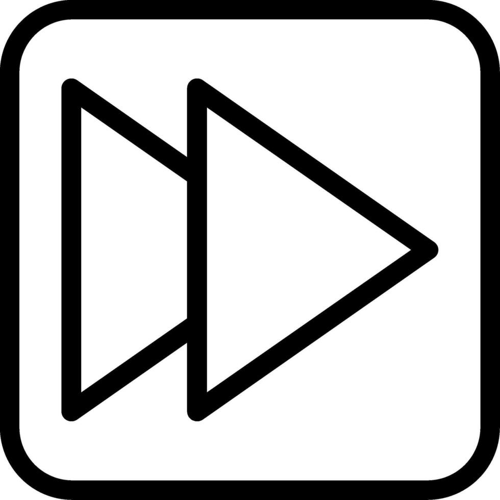 Fast Line Icon vector