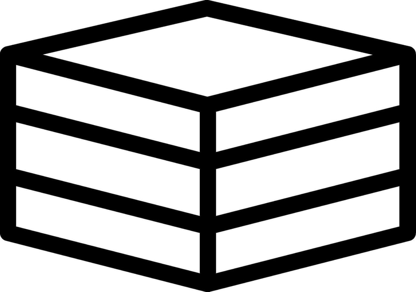 Parcel Line Icon vector