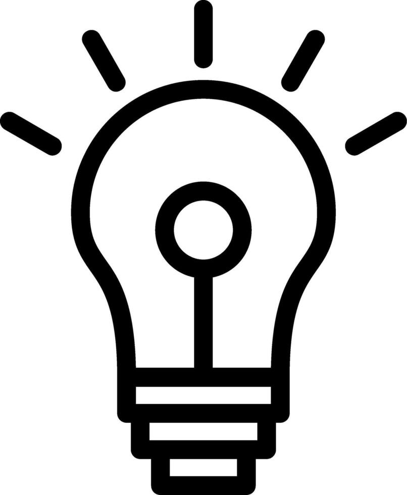 Idea Line Icon vector