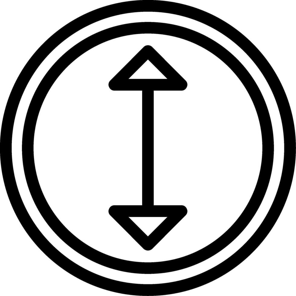 Direction Line Icon vector