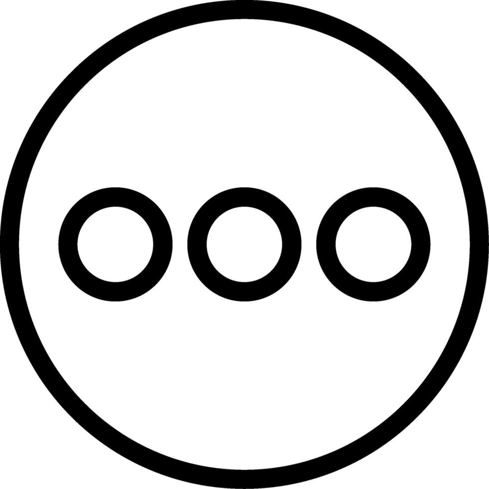Menu Line Icon vector