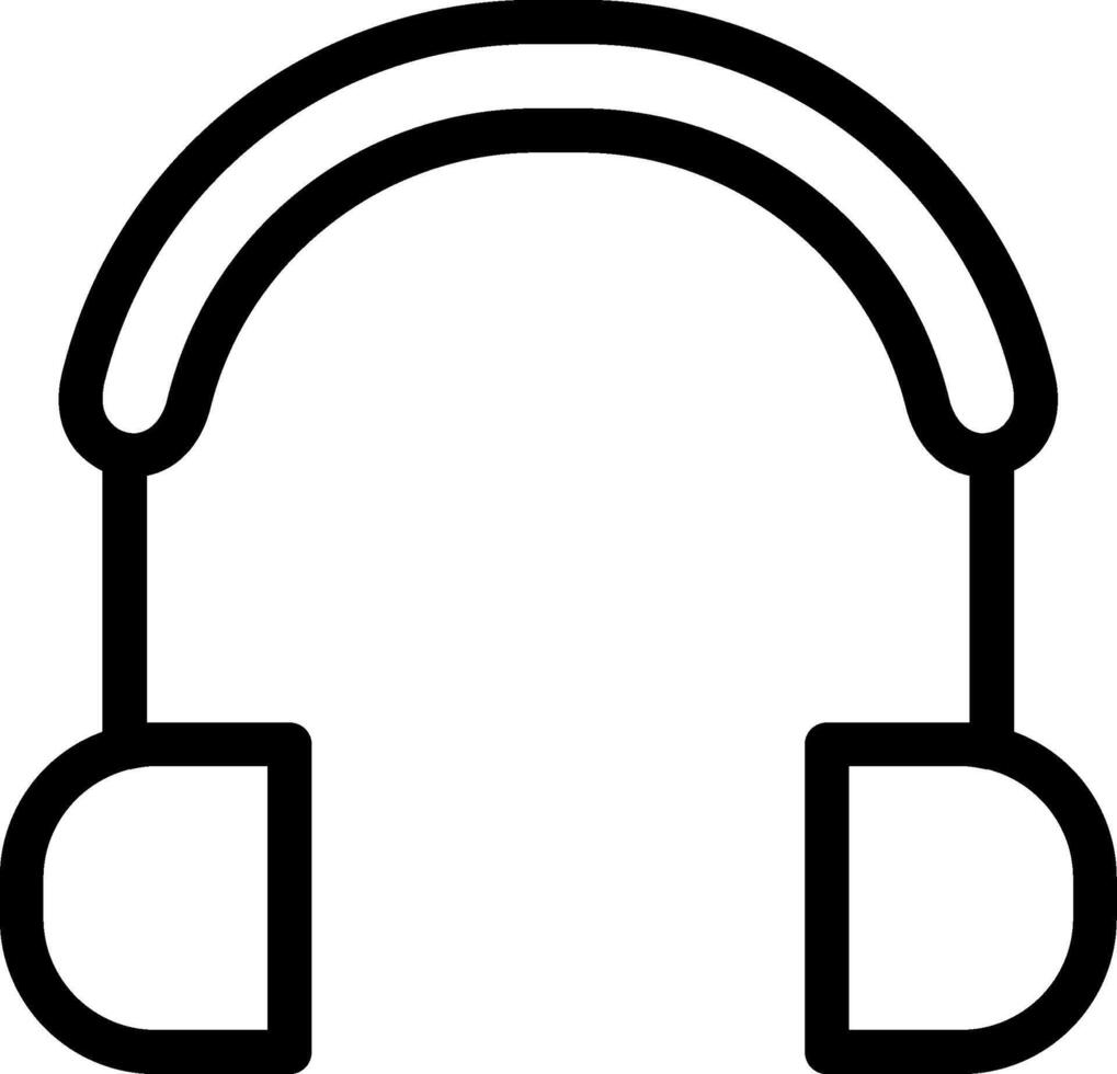 Handset Line Icon vector