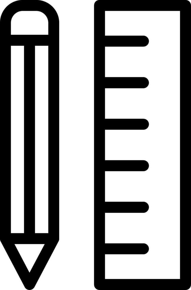 Stationary Line Icon vector