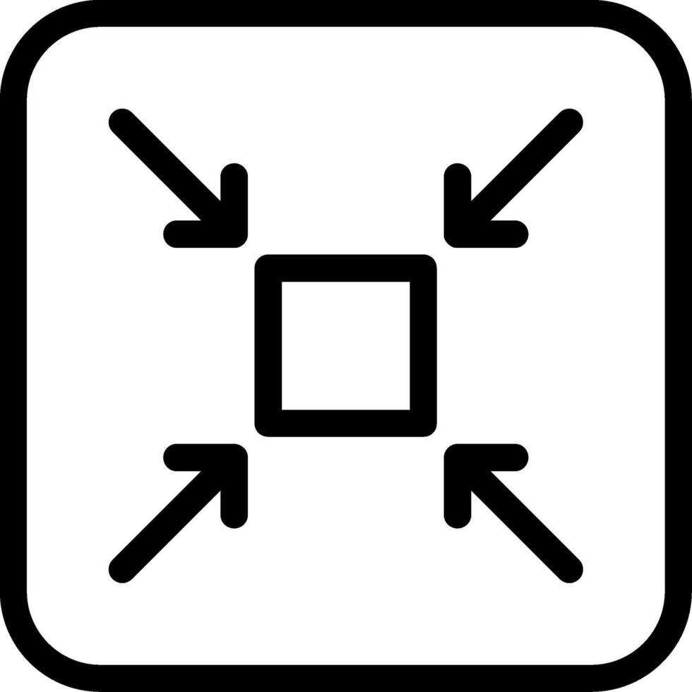 Reduce Albume Line Icon vector