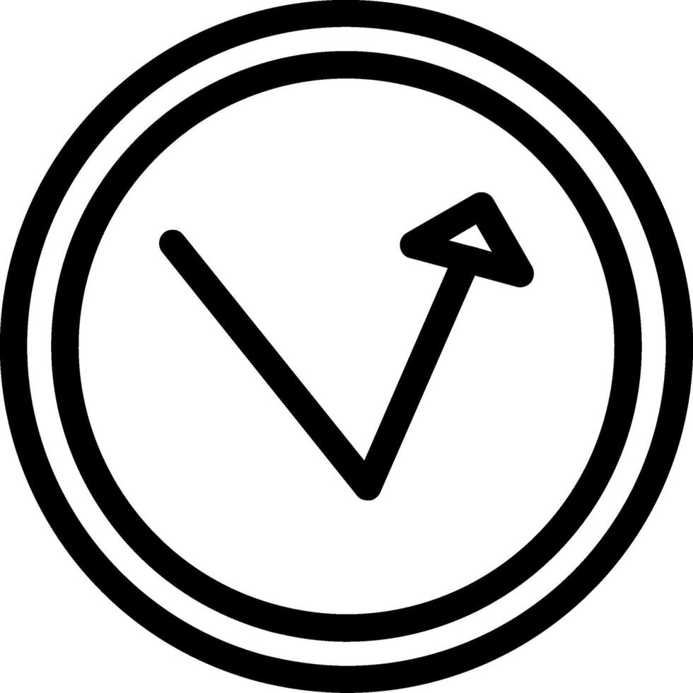 Bounce Line Icon vector
