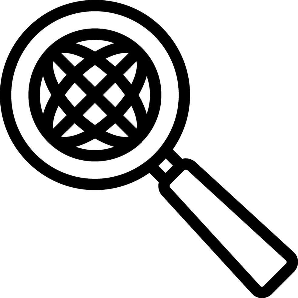 Discovery Line Icon vector