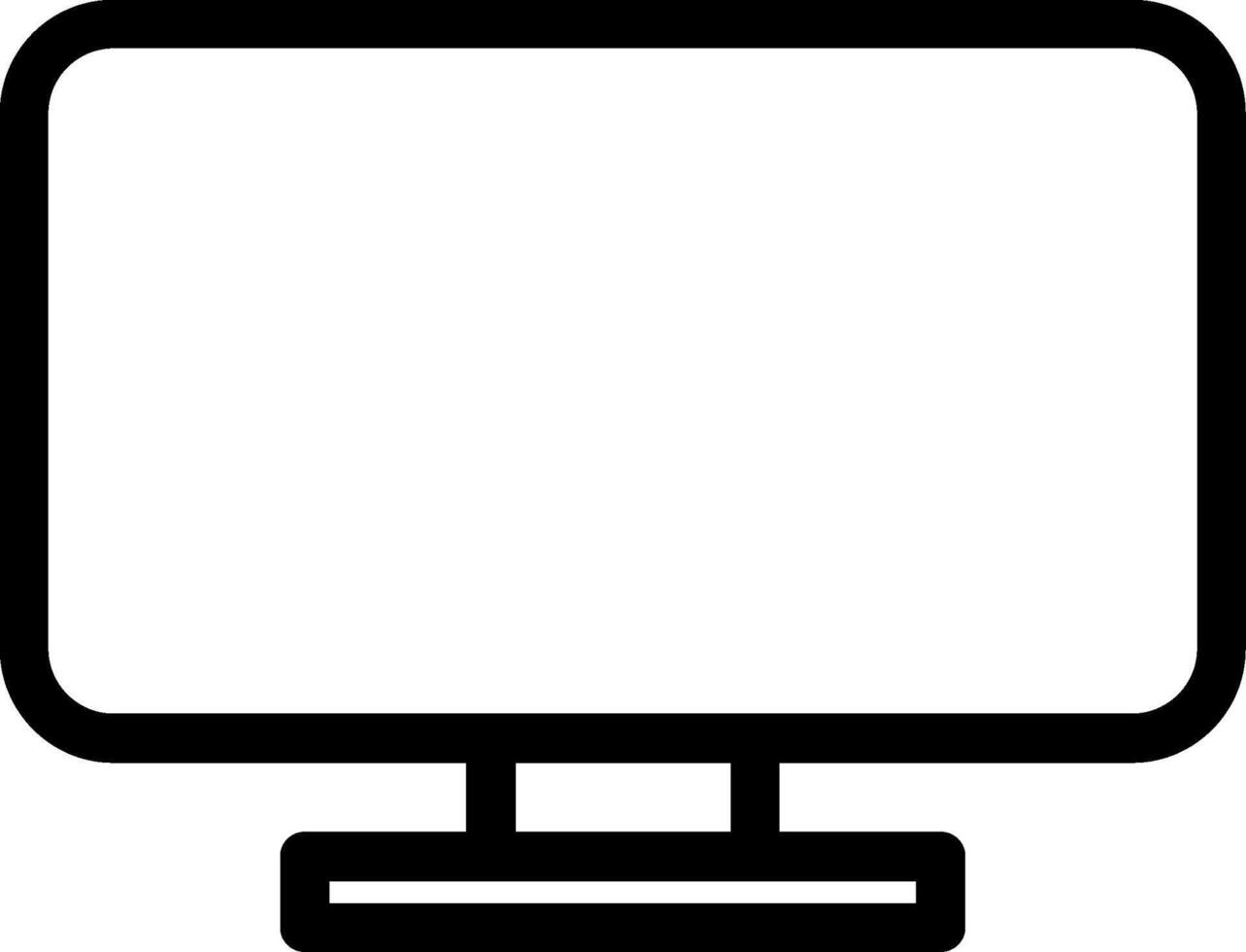 Lcd Line Icon vector