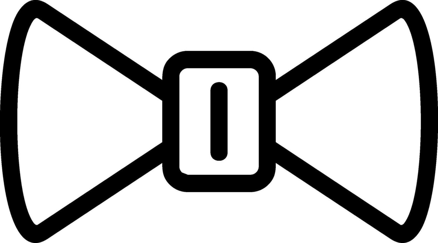 Bow Line Icon vector