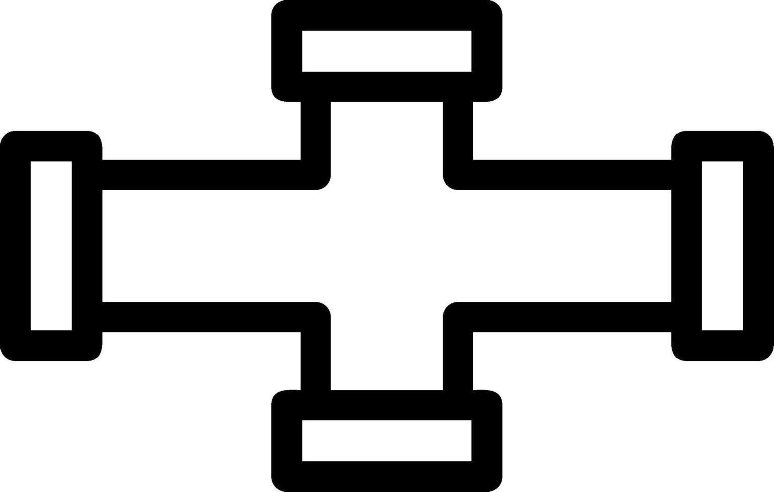 Pipe Line Icon vector