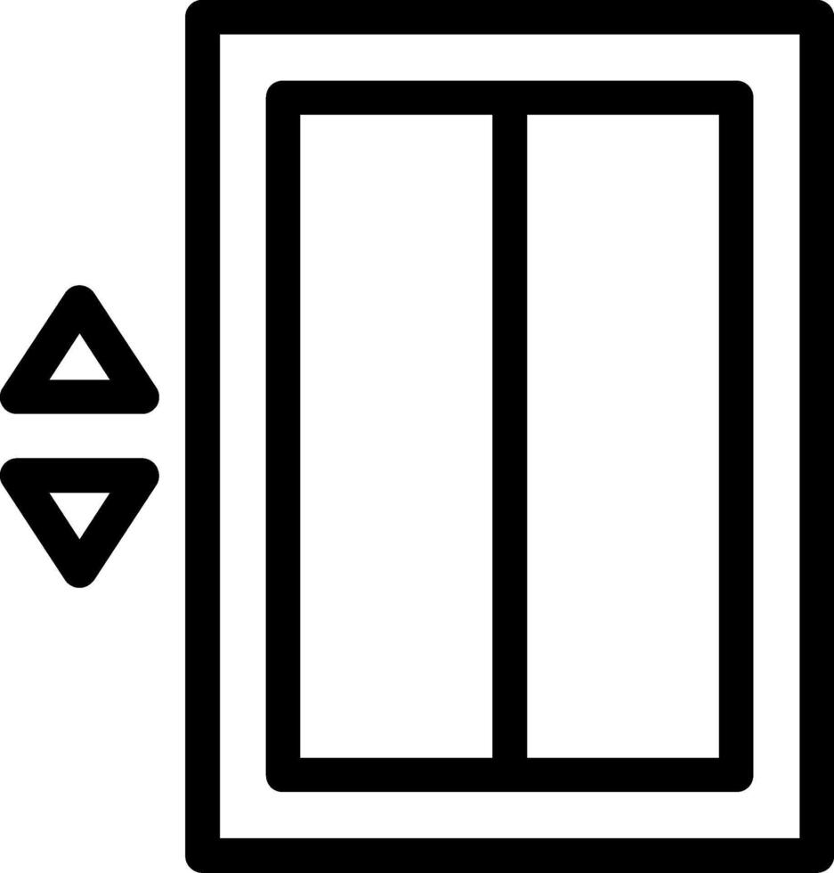 Elevator Line Icon vector