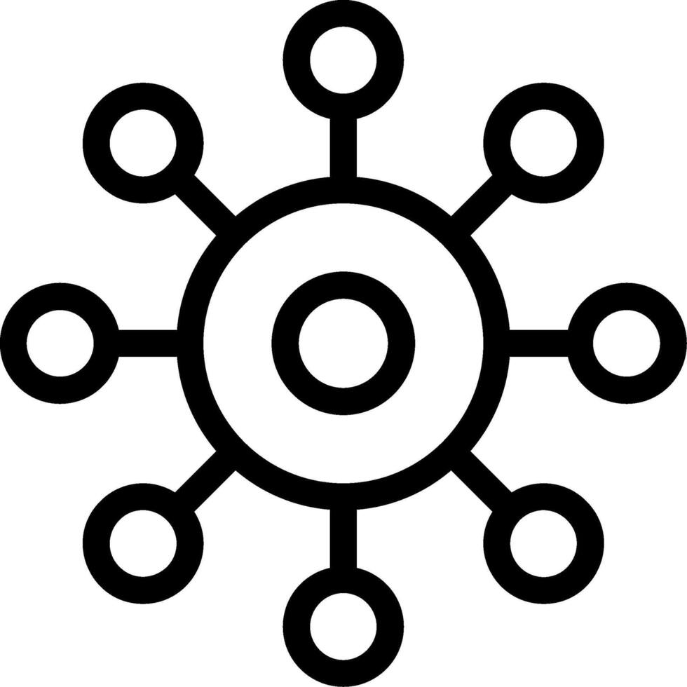 Share Line Icon vector