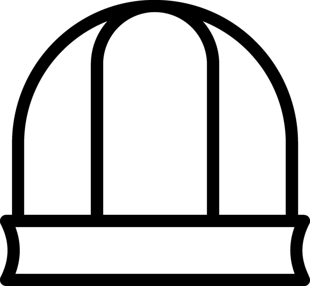 Hat Line Icon vector