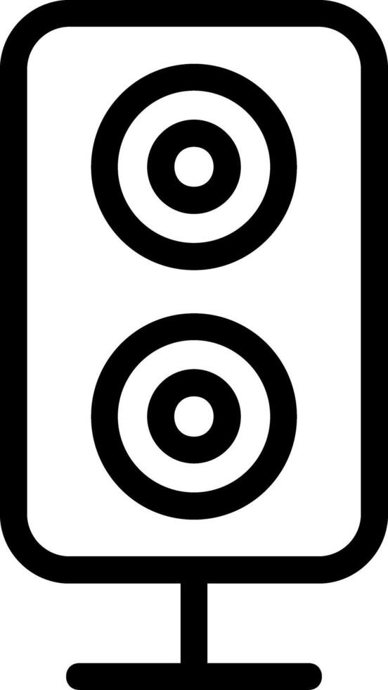 Speaker Line Icon vector