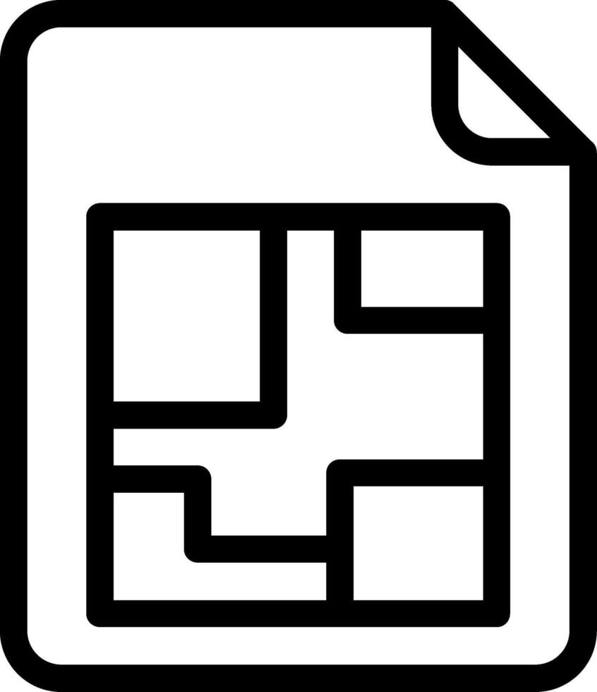 Bluerint Line Icon vector