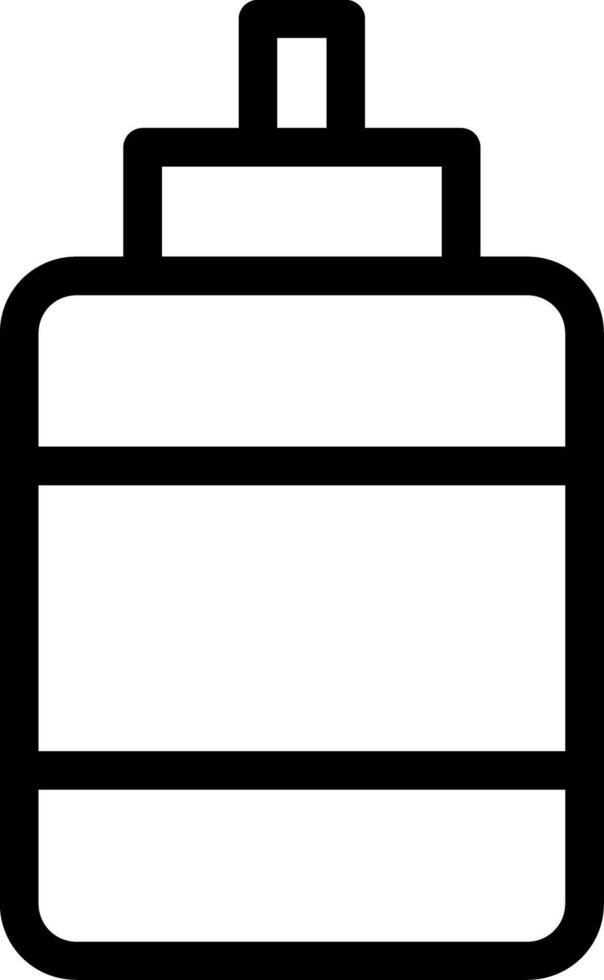 Ketchup Line Icon vector