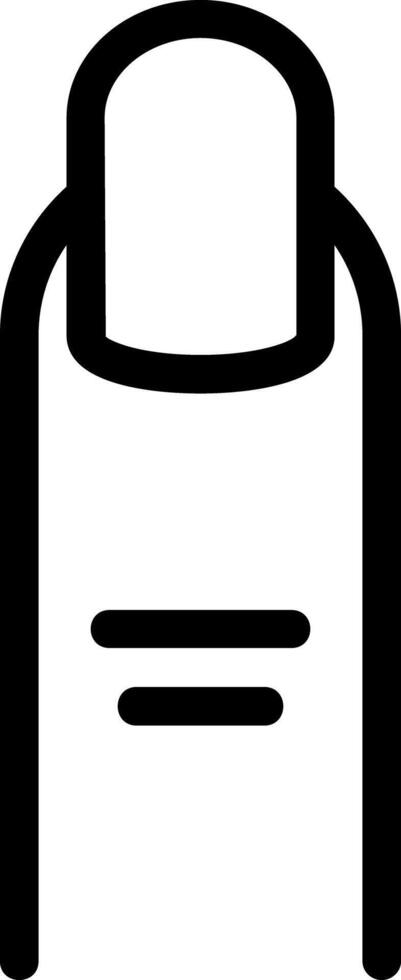 Nails Line Icon vector