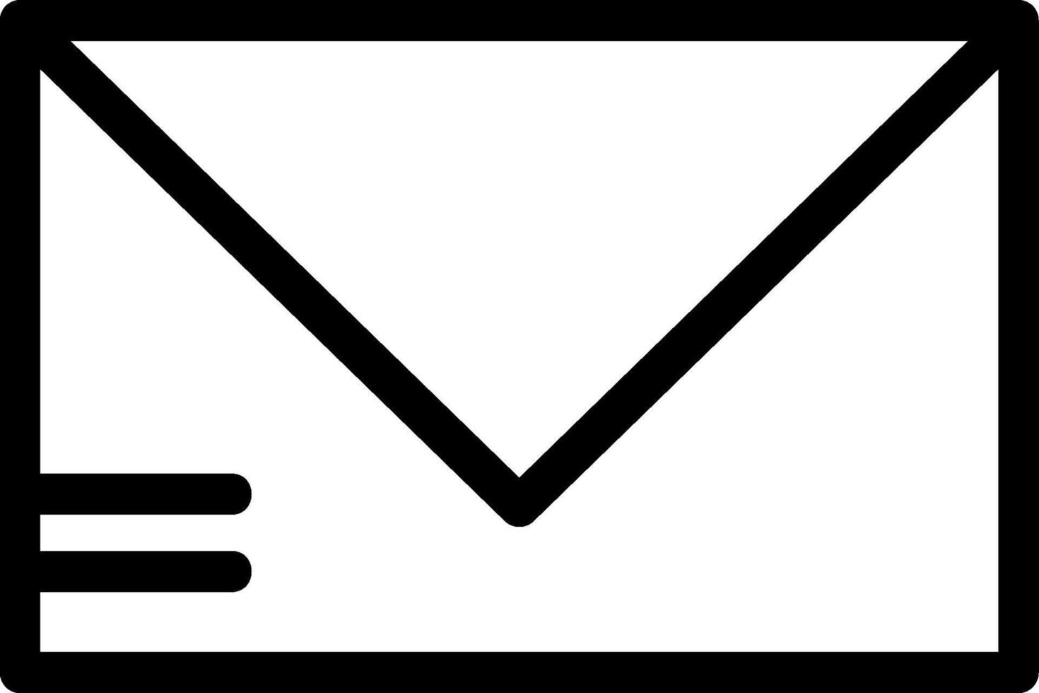 Envelope Line Icon vector
