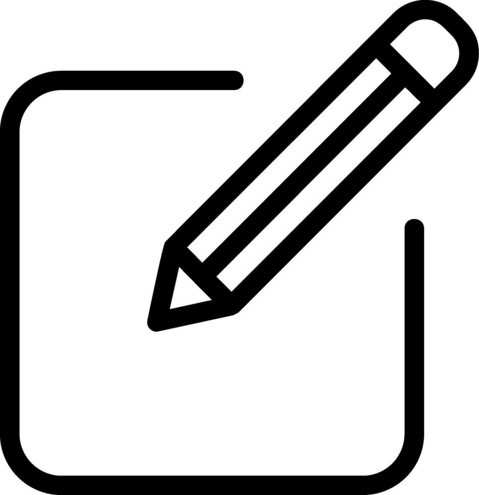 Edit Line Icon vector