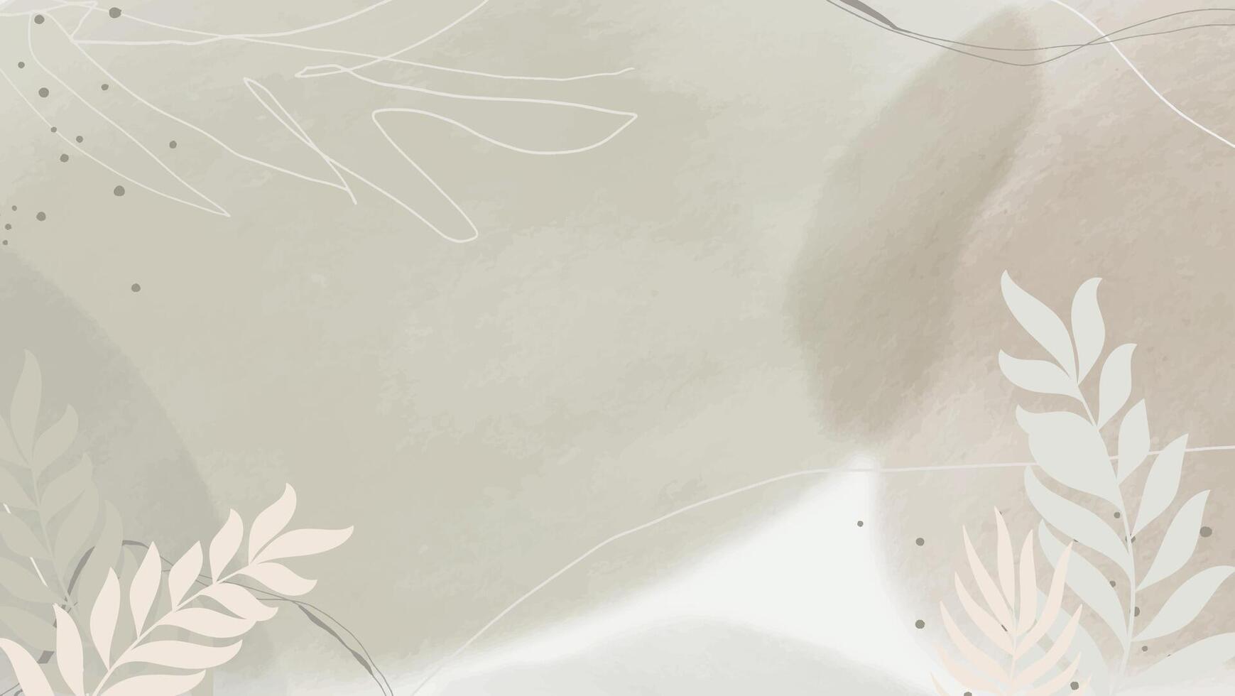 Background abstract banner with leaf elegance vector