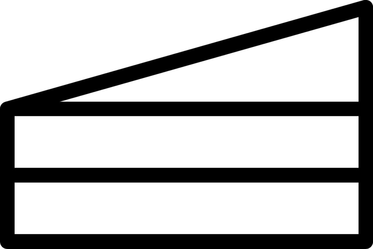 Sandwich Line Icon vector