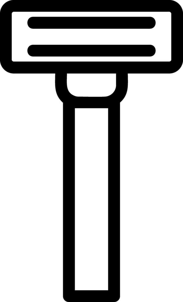 Razor Line Icon vector