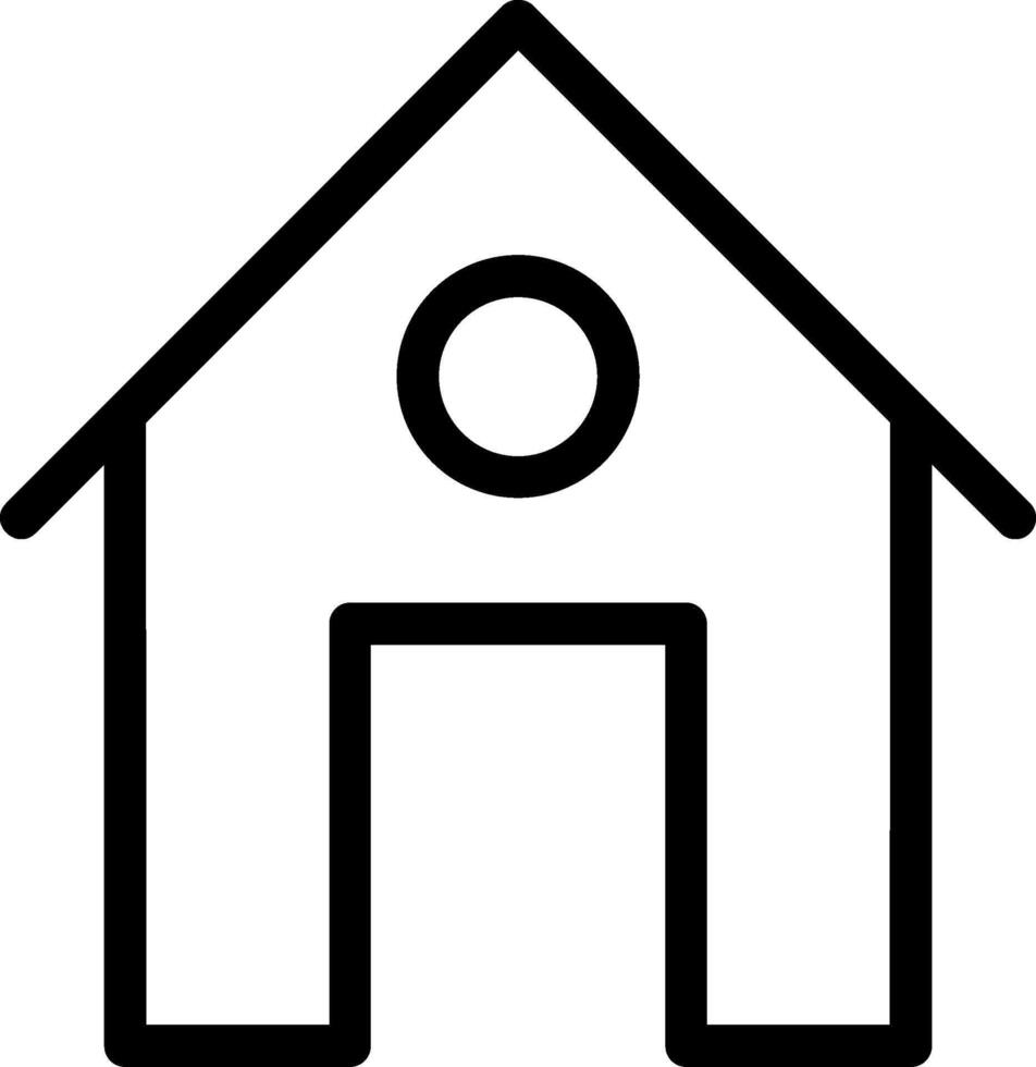 Home Line Icon vector