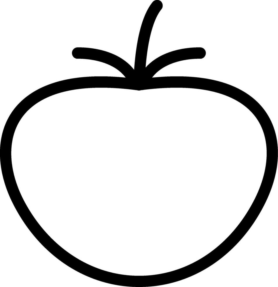 tomato Line Icon vector