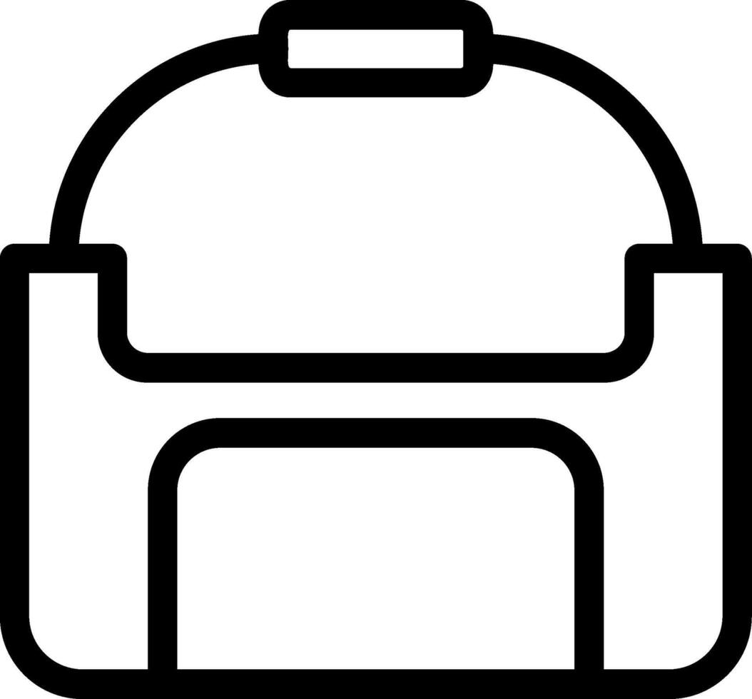 Tool Box Line Icon vector