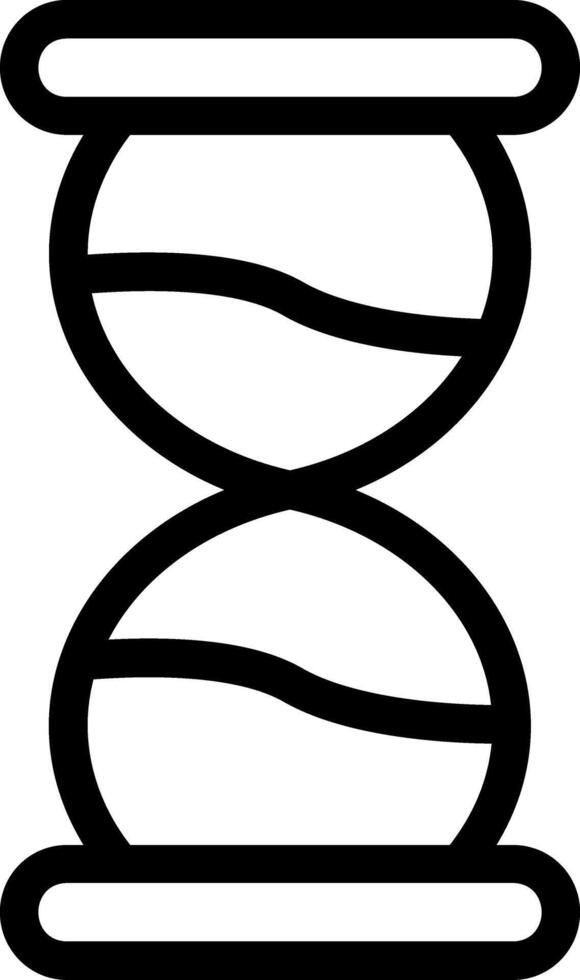 Hourglass Line Icon vector