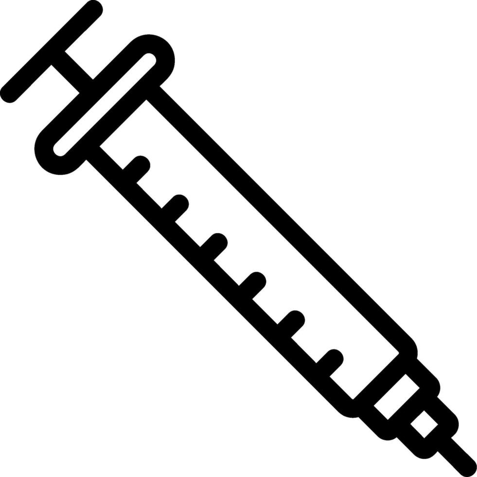 Injection Line Icon vector