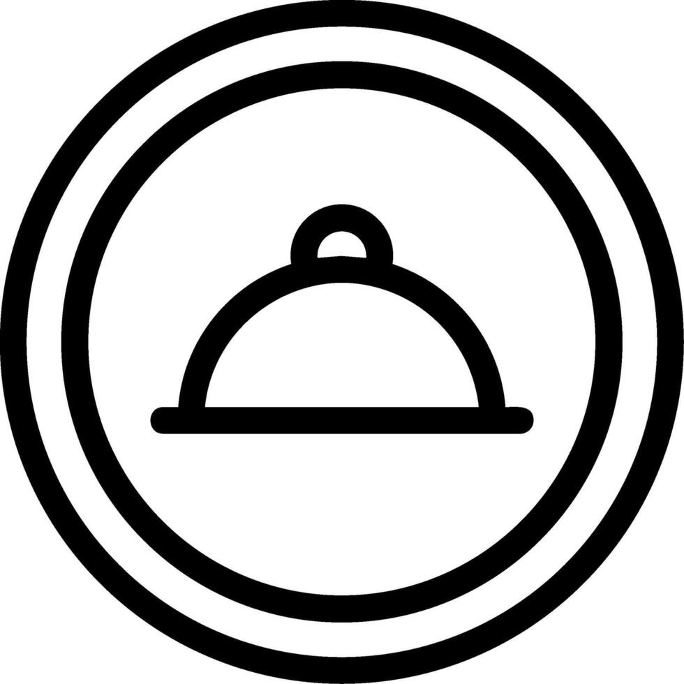 Restaurant Line Icon vector