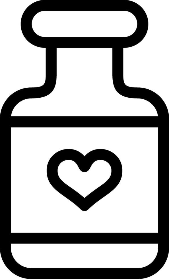 Love Potion Line Icon vector