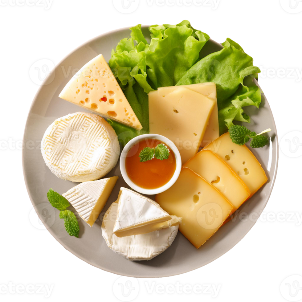 mixed cheese platter transparent png