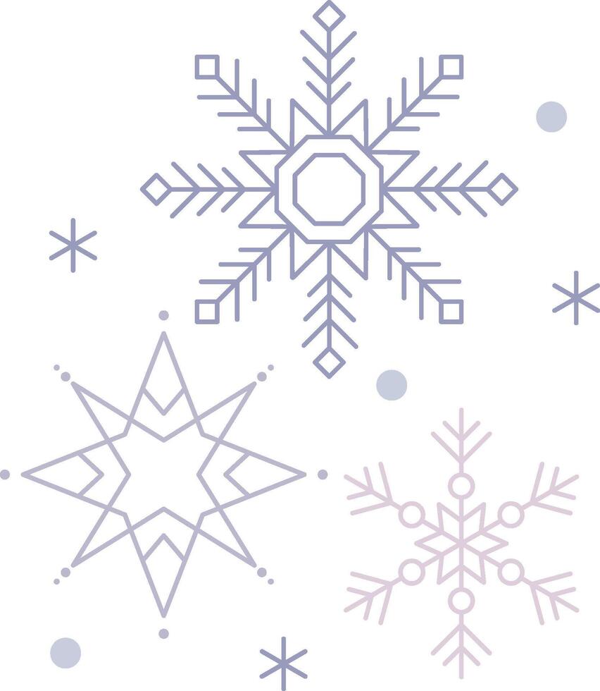 Background with snowflakes design for winter Christmas holiday with text space place. illustration New Year vector