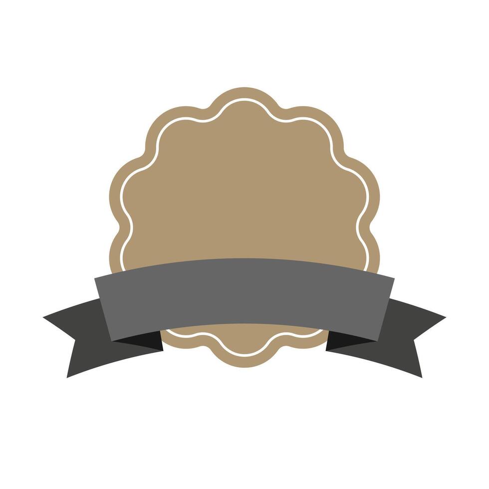 Premium Quality shape badge icon sticker design for diploma vector
