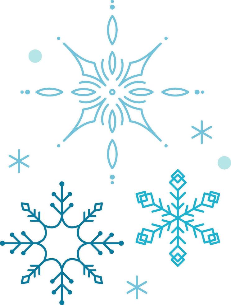 Background with snowflakes design for winter Christmas holiday with text space place. illustration New Year vector