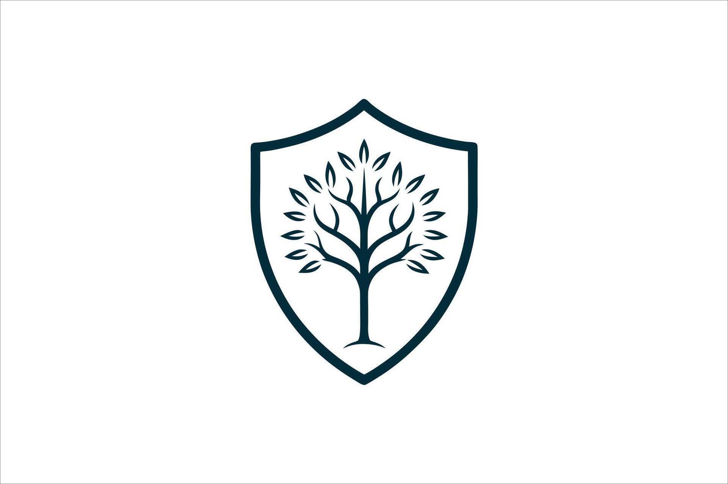tree logo simple vector