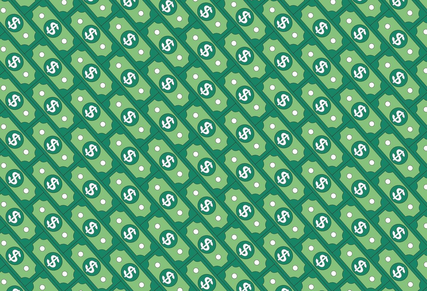pattern repeat for money, investments, for textures, and backgrounds vector