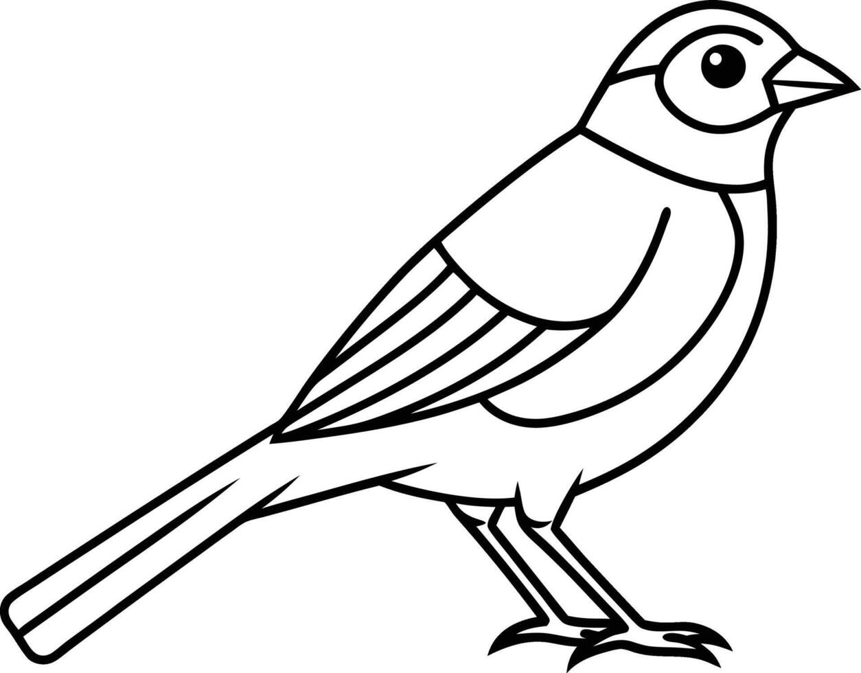 dickcissel bird lies icon illustration vector