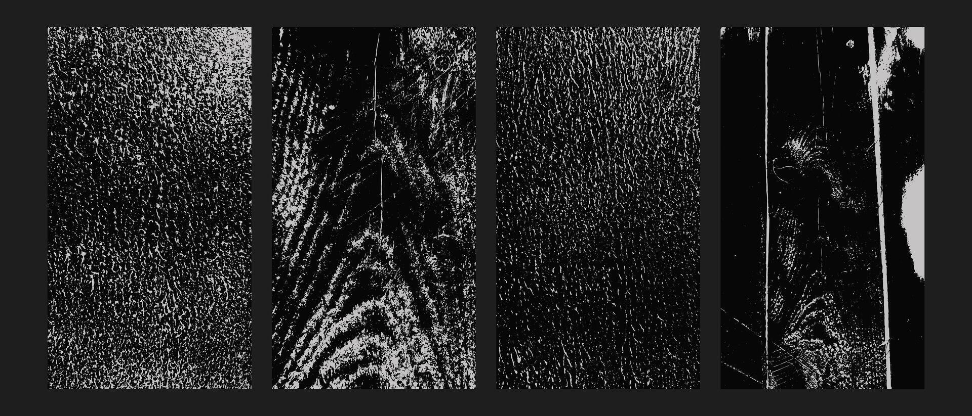 Collection of grunge overlay textures. Noise backgrounds. illustration for posters, covers and other designs. vector