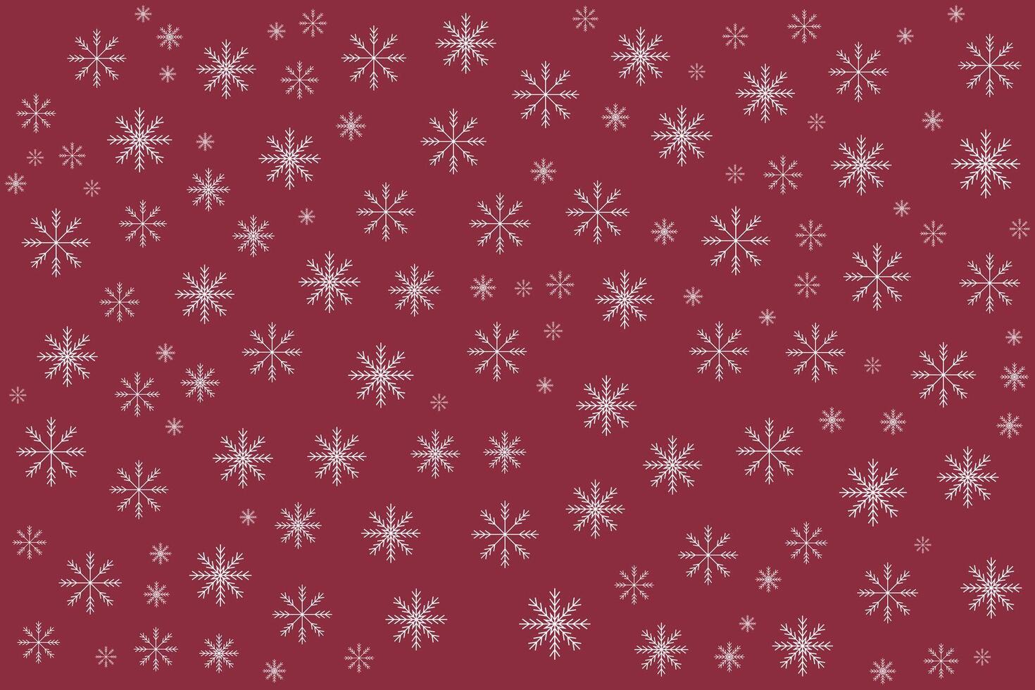 Christmas background with snowflakes and stars pattern vector