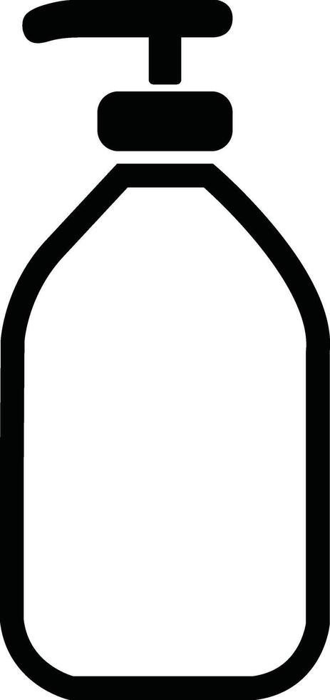 Minimalist Liquid Soap Dispenser Icon vector