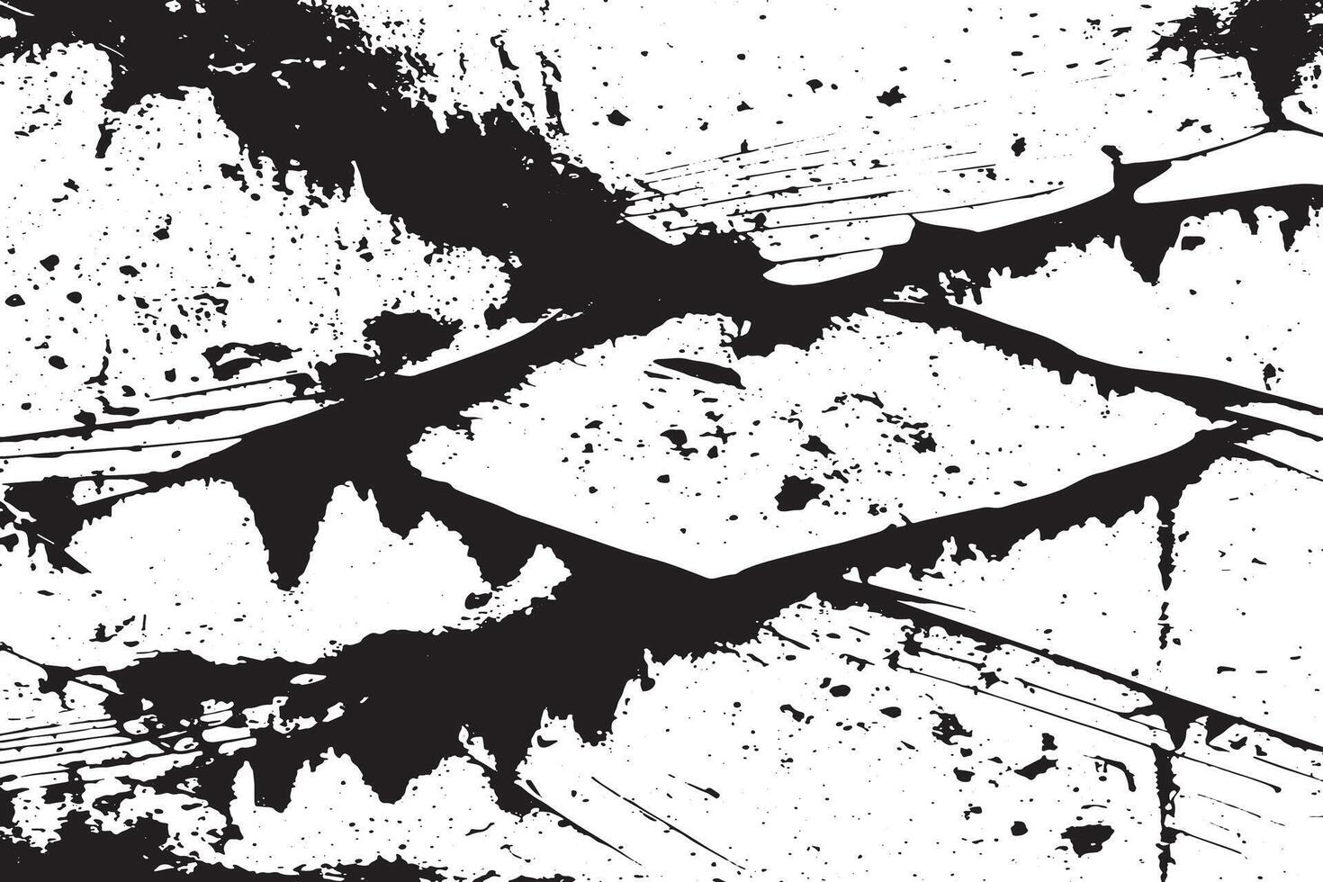 Black Grunge Overlay with Distressed Texture on White High Resolution UHD Design vector