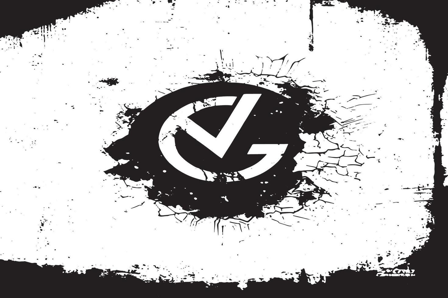 Black Grunge Overlay with Distressed Texture on White High Resolution UHD Design vector