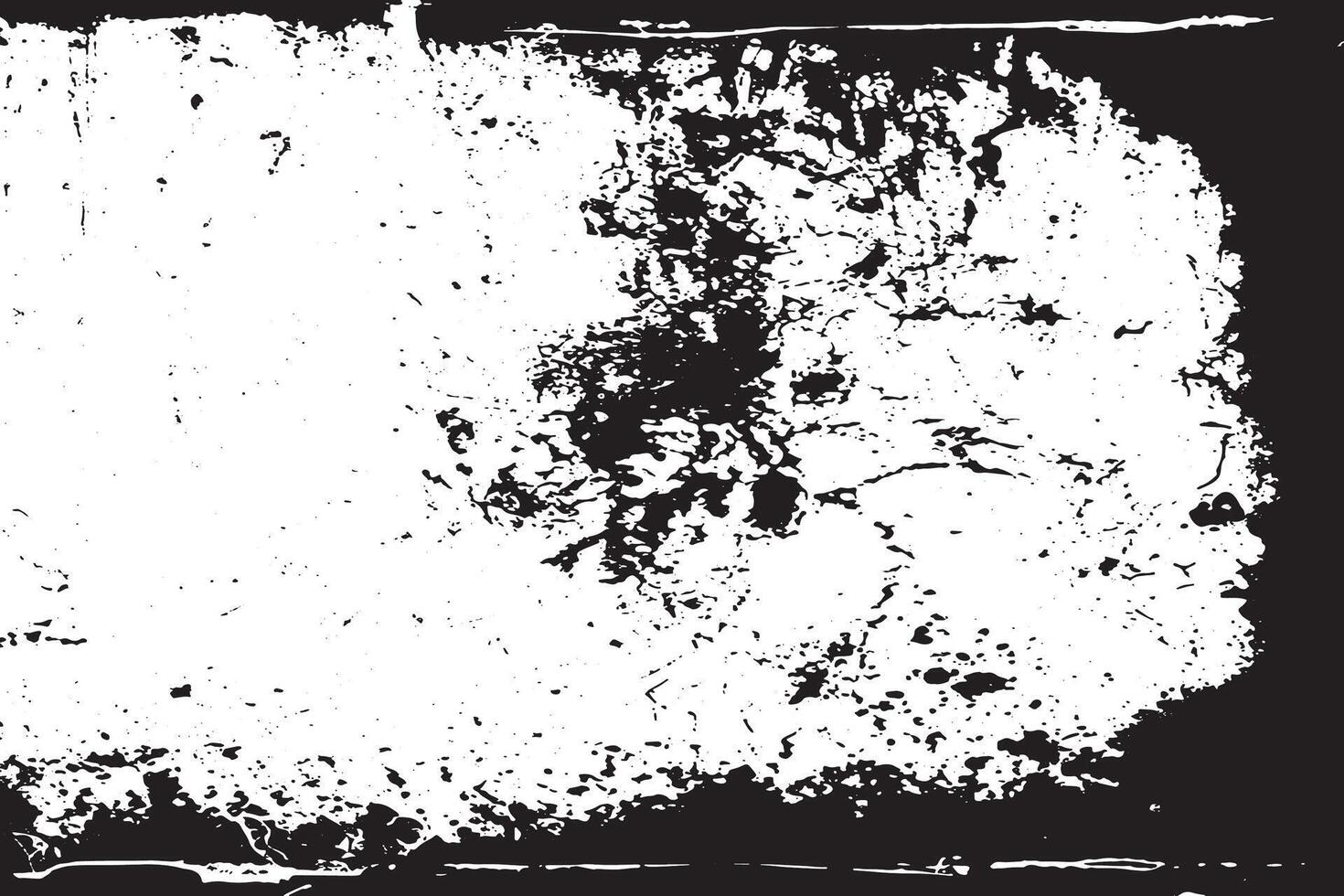 Distressed Black Grunge Texture on White Monochrome Background Ultra HD Design vector