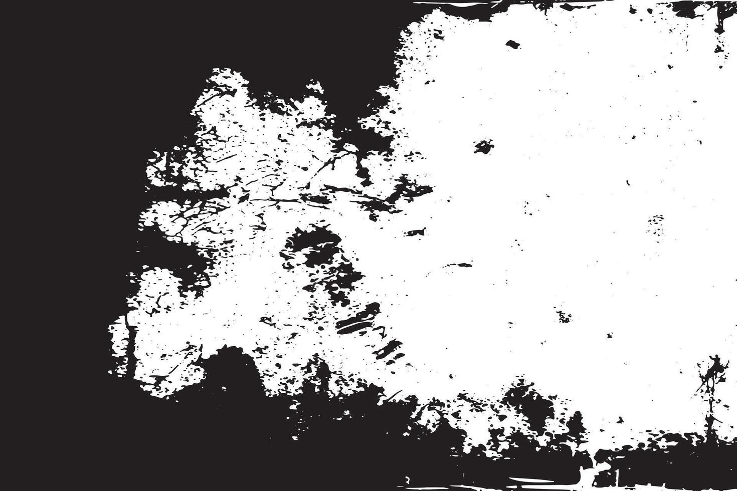 Dirty Black Grunge Texture on White Monochrome Background Ultra HD Overlay vector