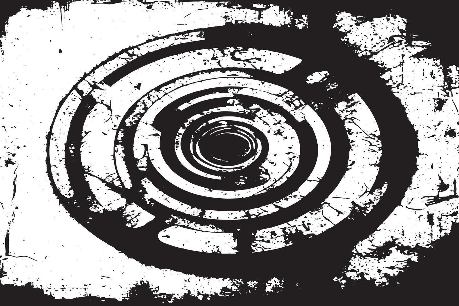 Ultra HD Dirty Black Grunge Texture Overlay on White High Resolution Design vector