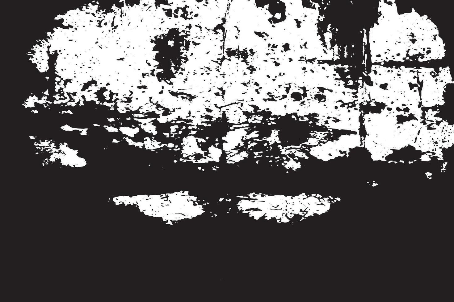 Monochrome Black Grunge Texture on White for High Resolution Overlay UHD Rough Black Distressed Grunge Texture Overlay on White Background UHD vector